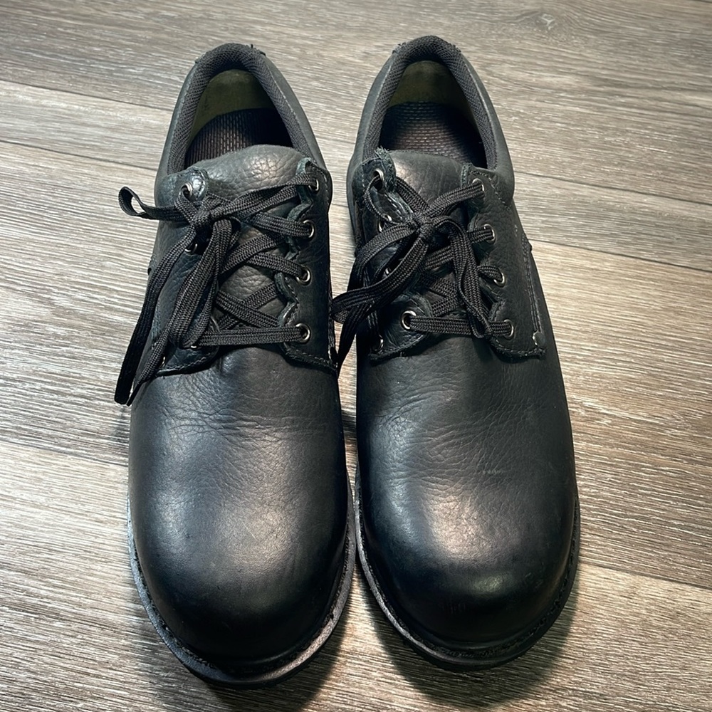 Lehigh mens safety work leather shoes  size 10.5
